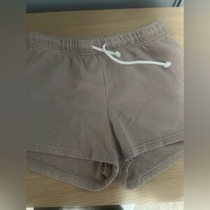 PerfectWhiteTee-french terry sweat-short-S